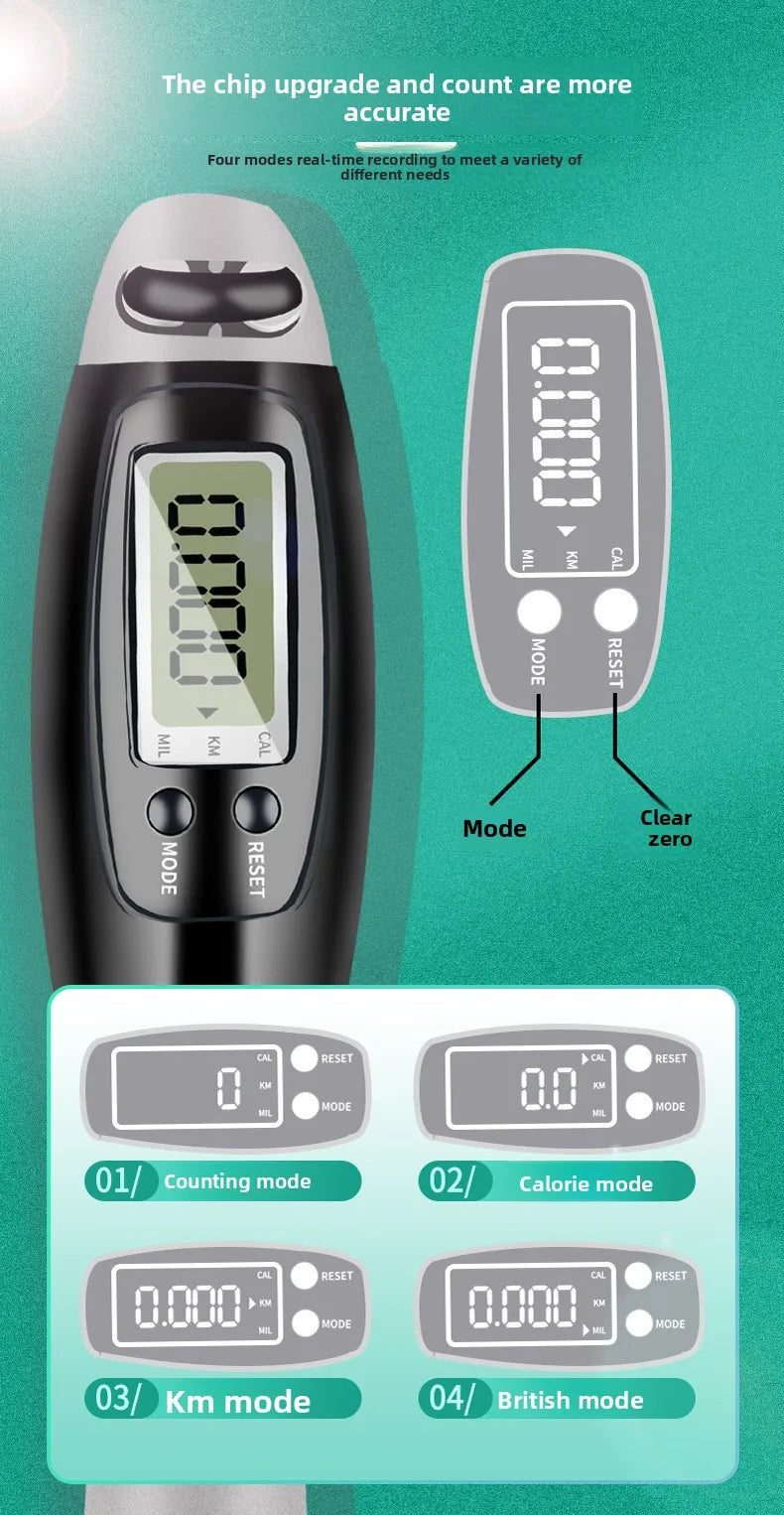 Smart Digital Counting Jump Rope – Track Your Fitness Anywhere