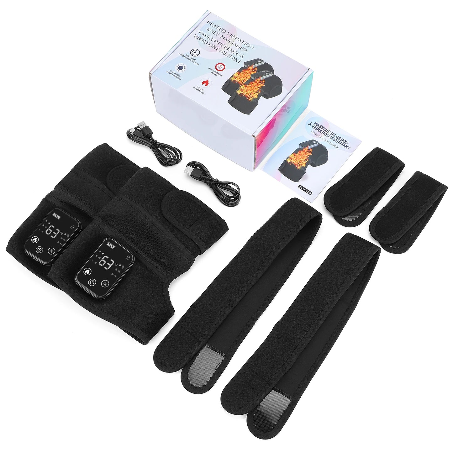 Wireless Heating Knee Brace – Multifunctional Heated Pad for Knees, Shoulders & Elbows