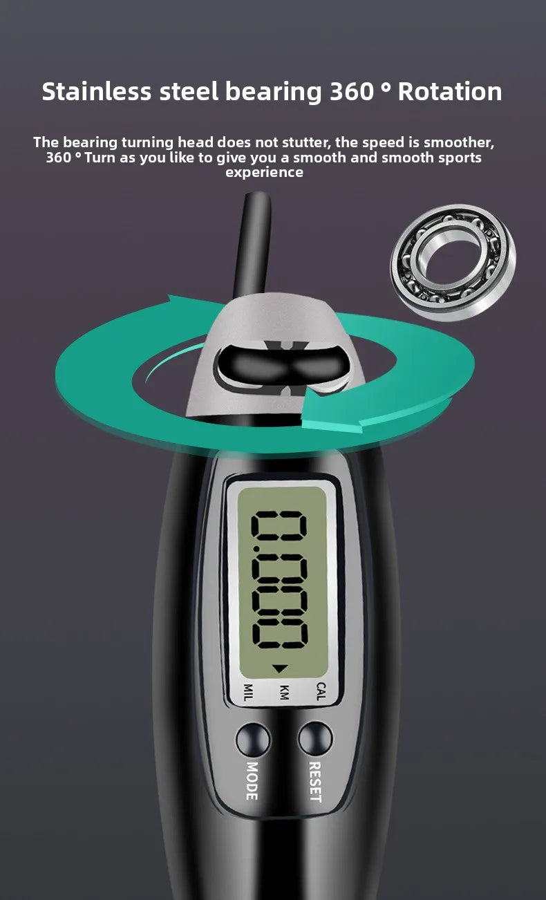 Smart Digital Counting Jump Rope – Track Your Fitness Anywhere