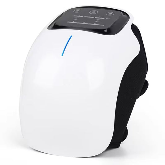 Smart Knee Massager with Red Light Therapy for Swelling, Stiff Joints, Strained Ligaments, and Muscle Injuries - Perfect Pain Relief Gift