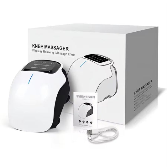 Smart Knee Massager with Red Light Therapy for Swelling, Stiff Joints, Strained Ligaments, and Muscle Injuries - Perfect Pain Relief Gift