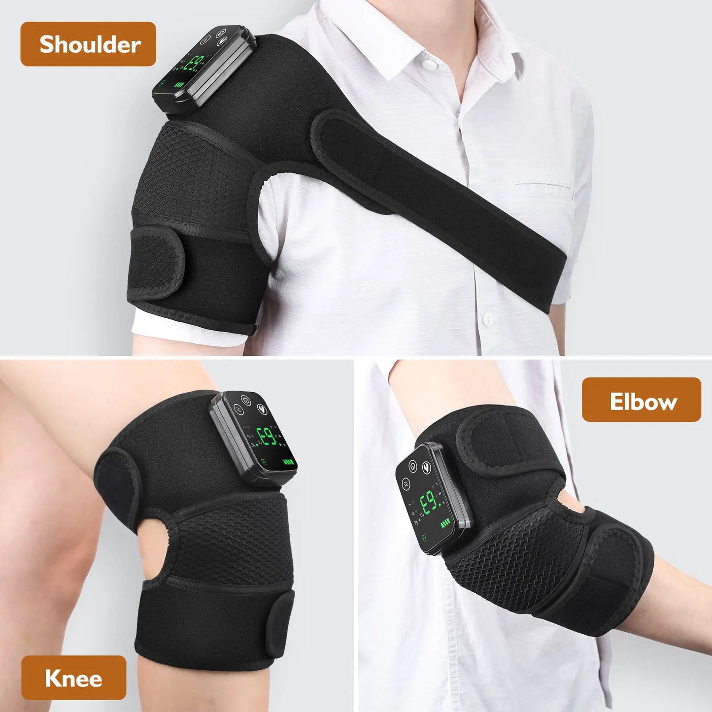 Wireless Heating Knee Brace – Multifunctional Heated Pad for Knees, Shoulders & Elbows