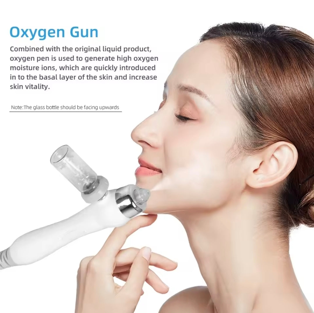 7-in-1 Hydro Bubble Facial Machine – Oxygen Jet | Diamond Peeling | Microdermabrasion | Deep Hydration & Cleansing for Professional Spa & Home Use