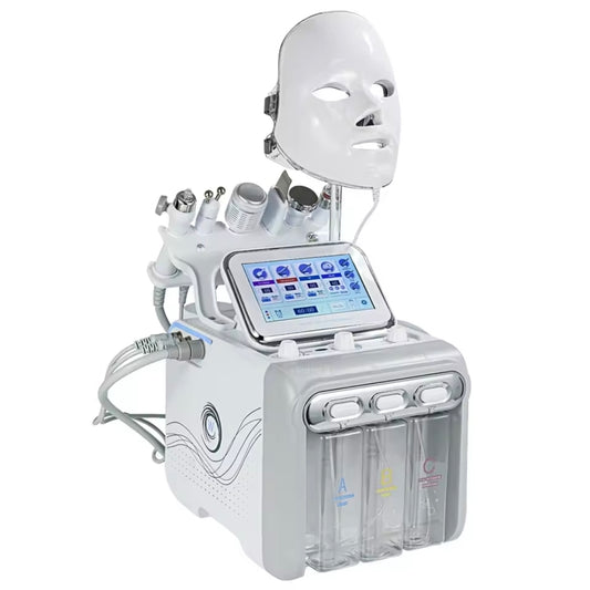 7-in-1 Hydro Bubble Facial Machine – Oxygen Jet | Diamond Peeling | Microdermabrasion | Deep Hydration & Cleansing for Professional Spa & Home Use